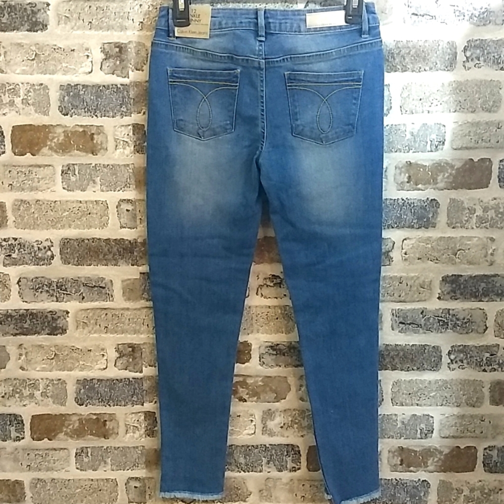 🆕Calvin Klein Ankle Skinny jeans, sz 12. - Picture 3 of 7